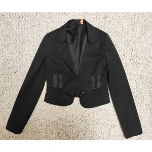 Express Design Studio, black cropped blazer